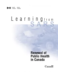 Learningfrom SARS