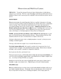 Mono and Multifocals.Wps