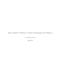 Sparse Bounds in Harmonic Analysis and Semiperiodic Estimates