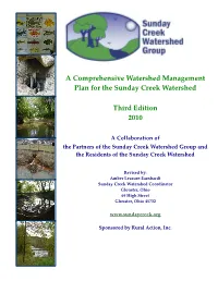 Sunday Creek Watershed