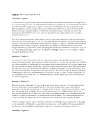 1984 Sparknotes Summary Book 2