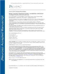 Maresin 1 Promotes Inflammatory Resolution, Neuroprotection and Functional Neurological Recovery After Spinal Cord Injury