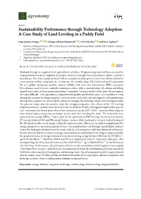 Sustainability Performance Through Technology Adoption: a Case Study of Land Leveling in a Paddy Field