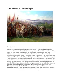 The Conquest of Constantinople