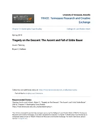 Tragedy on the Descent: the Ascent and Fall of Eddie Bauer