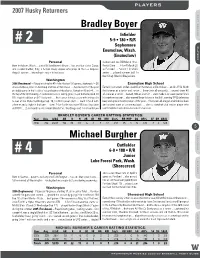 2 5-9 • 180 • R/R Sophomore PLAYERS Enumclaw, Wash