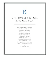 E . R . B Utler & C