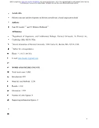 Phloem Structure and Development in Illicium Parviflorum, a Basal Angiosperm Shrub Authors