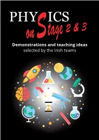 Physics on Stage 2&3 Teaching Ideas Selected by the Irish Teams