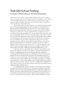 That Old School Feeling Processes of Mythmaking in Old School Runescape