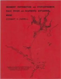 Sediment Distribution and Hydrodynamics, Saco River And