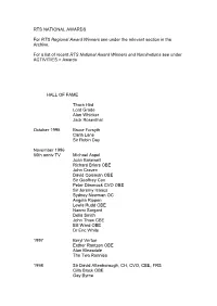 Table of Membership Figures For