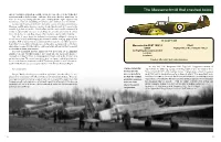 The Messerschmitt That Crashed Twice and They Struggled Onwards in a South Eastern Direction