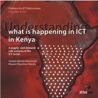 Understanding What Is Happening in ICT in Kenya
