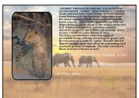 8 Day Accomodated Safari -Journey Through Botswana