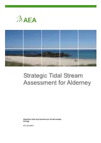 Strategic Tidal Stream Assessment for Alderney