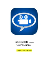 User's Manual
