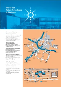 How to Find Agilent Technologies in Böblingen
