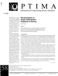 Mathematical Programming Society Newsletter Cussion Ofafewalgorithmsandproofswhichwillhopefullygivesomeflavor Ofourwork