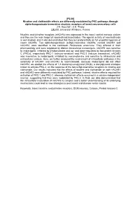 [P2.06] Nicotine and Clothianidin Effects Are Differently Modulated By
