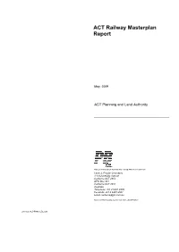 ACT Railway Masterplan Report