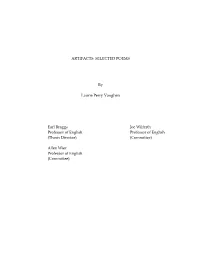 ARTIFACTS: SELECTED POEMS by Laurie Perry Vaughen Earl Braggs