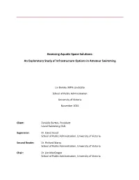 Assessing Aquatic Space Solutions: an Exploratory Study Of