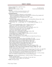 Heinz CV 2021
