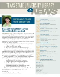 March 2014 Library Enews