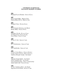 Past Recipients
