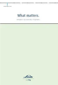 What Matters. What Matters