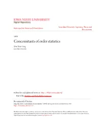 Concomitants of Order Statistics Shie-Shien Yang Iowa State University