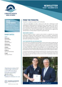 Newsletter Issue 7 I December 2018