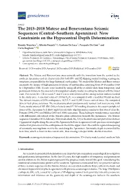 The 2013–2018 Matese and Beneventano Seismic Sequences (Central–Southern Apennines): New Constraints on the Hypocentral Depth Determination