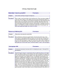 Typical Practice Plan