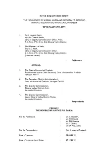 WP(C) No.231 (AP) /2011
