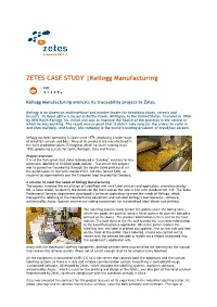 ZETES CASE STUDY |Kellogg Manufacturing