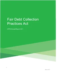 Fair Debt Collection Practices Act