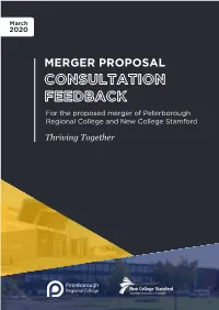 Merger Proposal