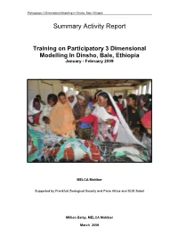 Training on Particiaptory 3 Dimentional Modeliing in Bale