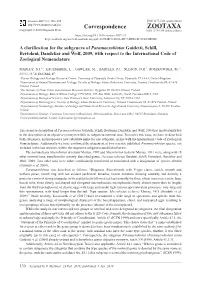 A Clarification for the Subgenera of Paramacrobiotus Guidetti, Schill