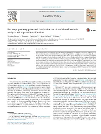 Bus Stop, Property Price and Land Value Tax: a Multilevel Hedonic Analysis with Quantile Calibration