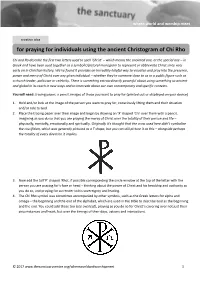 For Praying for Individuals Using the Ancient Christogram of Chi Rho