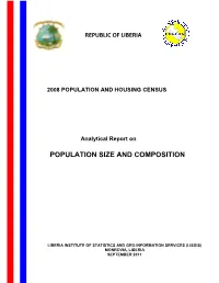 Population Size and Composition