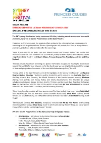 Special Presentations at the State 10/05/2016