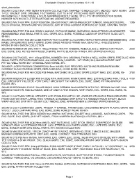 Checkpoint Charlie's Current Inventory 12-11-18 Page 1