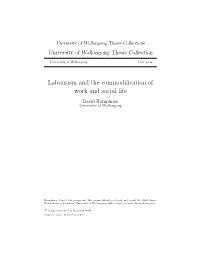 Labourism and the Commodification of Work and Social Life
