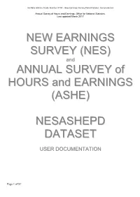 NESPD/ASHEPD User Documentation 2016
