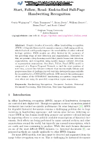 Start, Follow, Read: End-To-End Full Page Handwriting Recognition
