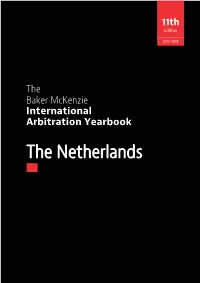 The Netherlands 2018 Arbitration Yearbook | the Netherlands